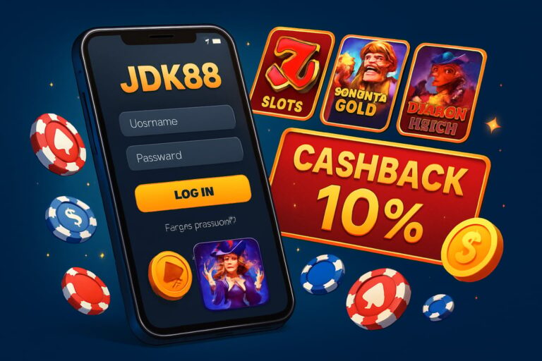 JDK88 Login: A Cashback Mechanics Review for First-Time Players on the Go